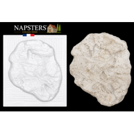 Lot de 60 moules pour pierres de parement – 144 empreintes – Environ 3 m² – Napsters Collection