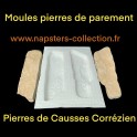 lot de 7 grand moules  pierres de causse corrézien