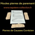 lot de 7 grand moules  pierres de causse corrézien